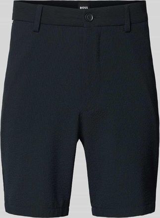 HUGO BOSS Regular Fit Bermudas mit Viskose-Anteil Modell KANE1 in Marine, Gr&ouml;&szlig;e 48