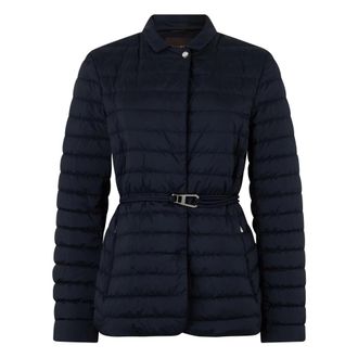 Moorer Winter Jackets, female, Blue, Size: L Faenza-S3 Jacket