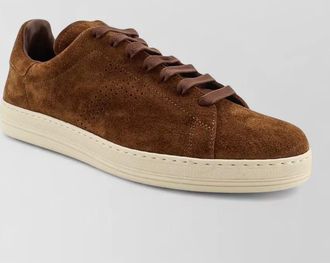 Tom Ford suede lace-up sneakers