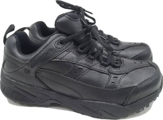 Red Wing Shoes Womens Safety Athletic Aluminum Toe Leather Shoes In Black