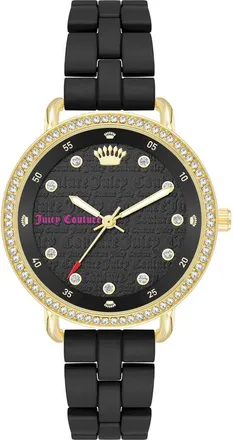 Juicy Couture Black Metal Dress Womens Watch