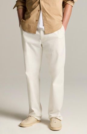 Vince Louie Cotton & Linen Chinos in Blanco at Nordstrom, Size 36