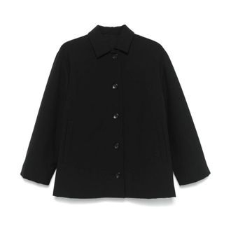 Philosophy di Lorenzo Serafini Light Jackets, female, Black, Size: XS Single-breasted Jacket