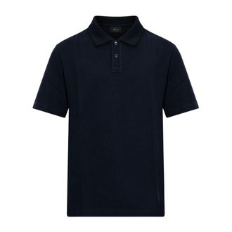 Brioni Heren, Tops, Blauw, Maat: S Katoen