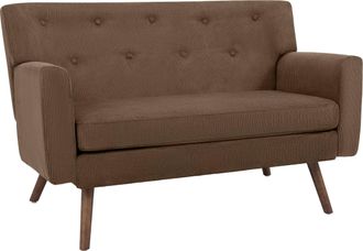 Clp Sofa Kioni De Pana Marr&oacute;n Oscuro