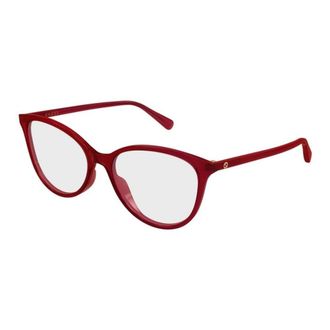 Gucci Cat-Eye Glasses - female - Gucci - Glasses - Red - 54 MM - Accessories