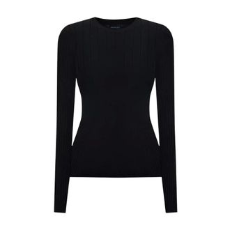 MUGLER Dames, Tops, Zwart, Maat: S Nylon