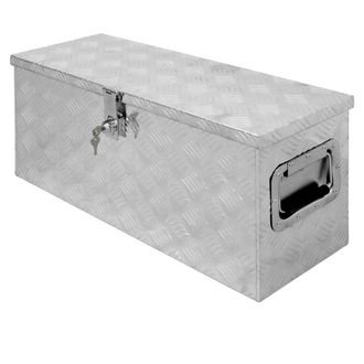 ECD Germany Ecd Germany - Caja De Aluminio Multiusos 73 X 24 X 32 Cm Resistente A La Corrosi&oacute;n Con Sistema De Cierre De Almacenamiento De Herramientas Malet&iacute;n Seg
