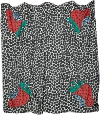 Gucci Pre-owned Vintage Zijden Sjaal - Dames - Vintage Accessoires - Veelkleurig - ONE Size - Rayon - Vintage