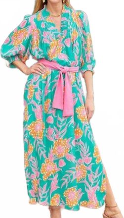 Jade Yoga Tiger Lily Maxi Dress In Multi