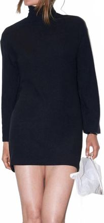 perfectwhitetee Anette Mini Dress In Black