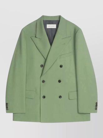 Dries Van Noten wool oversized double-breasted blazer