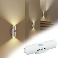 OEM Luz Nocturna Led Magn&eacute;tica Tricolor Con Sensor De Movimiento Inteligente Y Carga Usb (paquete De 4)