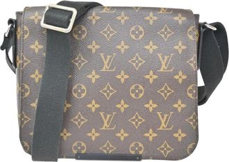 Louis Vuitton Pre-owned Cross Body Bags, male, Brown, Size: ONE SIZE Pre-owned Vintage Monogram Canvas Messenger Bag