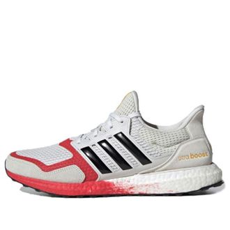 adidas UltraBoost DNA Grey Lush Red FW4905