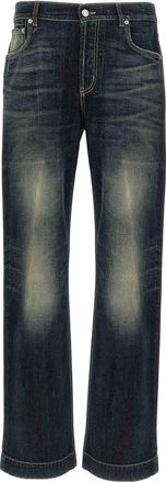 Alexander McQueen Wide Leg Jeans