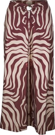 Johanna Ortiz Gonna midi Keel - Marrone