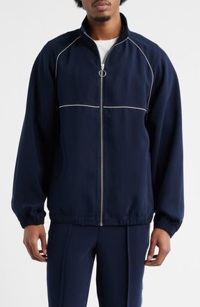 Krost Piped Track Jacket in Dark Navy at Nordstrom, Size Xx-Large