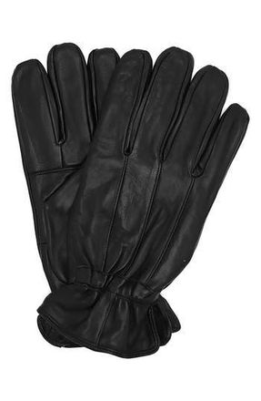 Surell Leather Gloves in Black at Nordstrom Rack, Size X-Large
