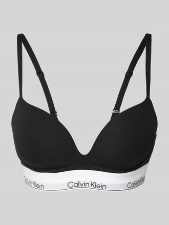 Calvin Klein Underwear Push-up-BH mit Label-Bund in Black, Größe 70C