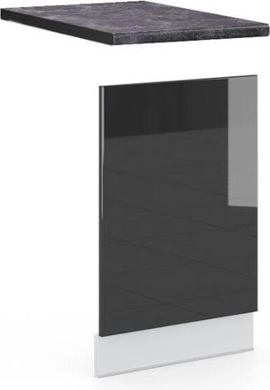 Vicco Panel frontal Fame-Line, Antracita alto brillo, 45 cm, et Antracita