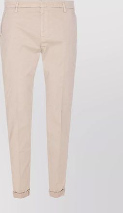 Dondup trousers with back pockets and button detail