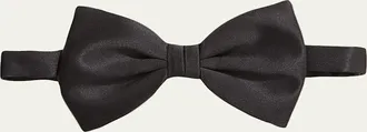 Brioni 8cm Satin Pre-Tied Bow Tie