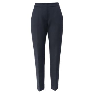 Armani Collezioni Trouser Pants in Navy Blue Cotton