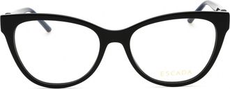 Escada VESE03 Cat Eye Acetate Eyeglasses - Black