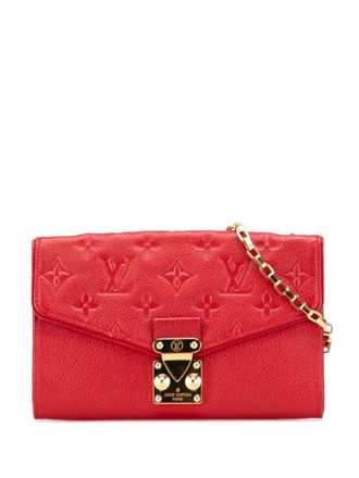 Louis Vuitton 2014 Monogram Empreinte Saint Germain Pochette crossbody bag - Red