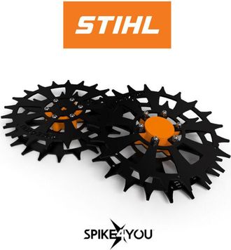 OEM Ruedas Para Robot Cortac&eacute;sped Stihl Rmi 422, Viking Mi 422, Acero Inoxidable 3mm