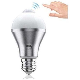 OEM Bombilla Led E27 Con Sensor De Movimiento, 9w, Luz Blanca Fr&iacute;a, Ideal Para Ba&ntilde;os, Escaleras, Entradas Y Garajes - Ulisem