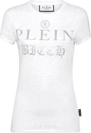 Philipp Plein T-Shirt Pure - Dames - T-shirts - Wit - XS - Katoen - Tops
