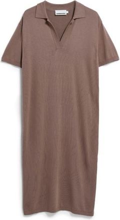 Armedangels Fine Polo Knit Dress Kleid f&uuml;r Damen | braun