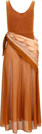 Zimmermann Womens Brown Viscose Casual Dress