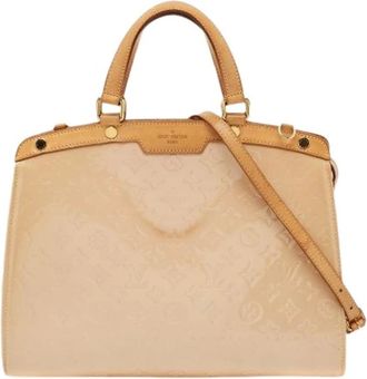 Louis Vuitton Pre-owned Handbags, female, Beige, Size: ONE SIZE Pre-owned Canvas Handbag
