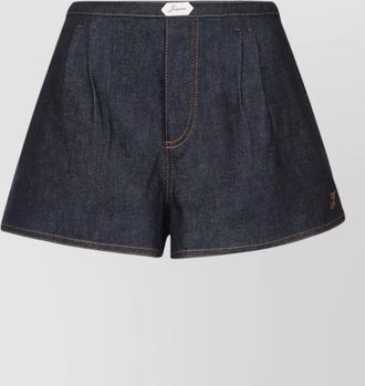 Jacquemus amelo shorts contrast stitching elastic waistband