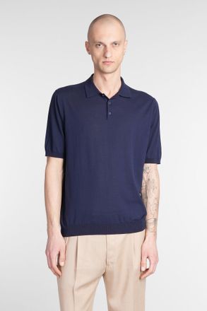 Ballantyne Polo in cotone blu
