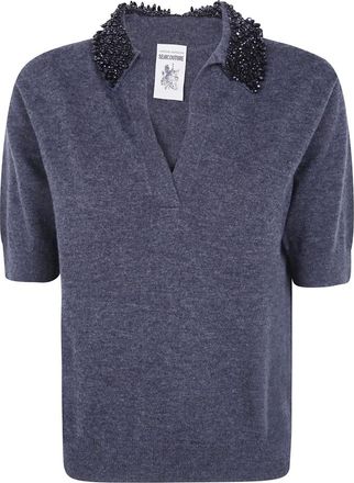 Semicouture Dames, Truien, Grijs, Maat: L