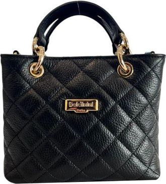 Baldinini Black Cowhide Shoulder Womens Bag
