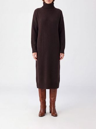 Max Mara Abito midi dolcevita in maglia di lana e cashmere
