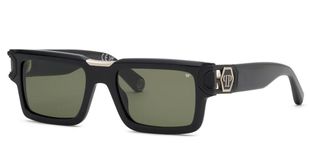 Philipp Plein SPP206M 0700 Mens Sunglasses Black Size 54