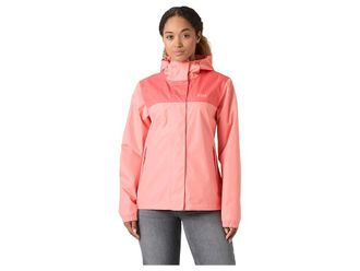 Helly Hansen Rain Jacket Womens Coat Coral Almond : LG, Polyamide
