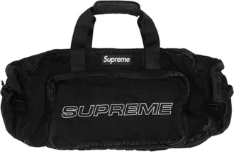 SUPREME Denim Duffle Bag Black FW25B2-BLACK