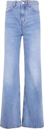 Ami Flare Fit Jeans - Dames - Flared Jeans - Blauw - W29 - Katoen - Jeans