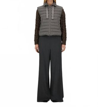 Herno Womens Resort Vest In Grey