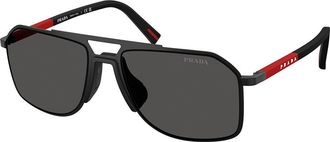 Prada PS B51S 1BO06F Mens Sunglasses Black Size 56