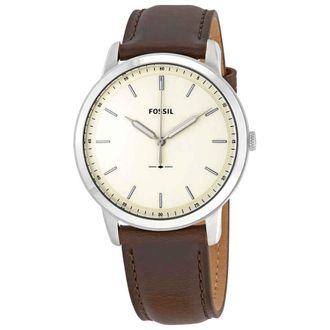 Fossil The Minimalist Cream Dial Mens Watch FS5439
