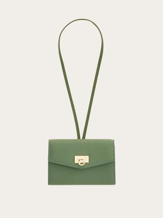 Ferragamo Women Card holder charm Green