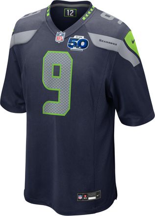 Nike Kenneth Walker III Seattle Seahawks 50th Anniversary Nike Mens NFL Game Jersey in Blue | 67NMSSGH78F-696